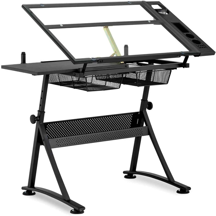 Стіл для малювання Fromm & Starck Star_Desk_09, архітектурний, робочий, зі склоповерхнею, регульований нахил, 120x60x90 см