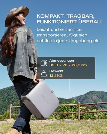 Портативна зарядна станція EcoFlow DELTA 3 Classic, 1024 Вт·год