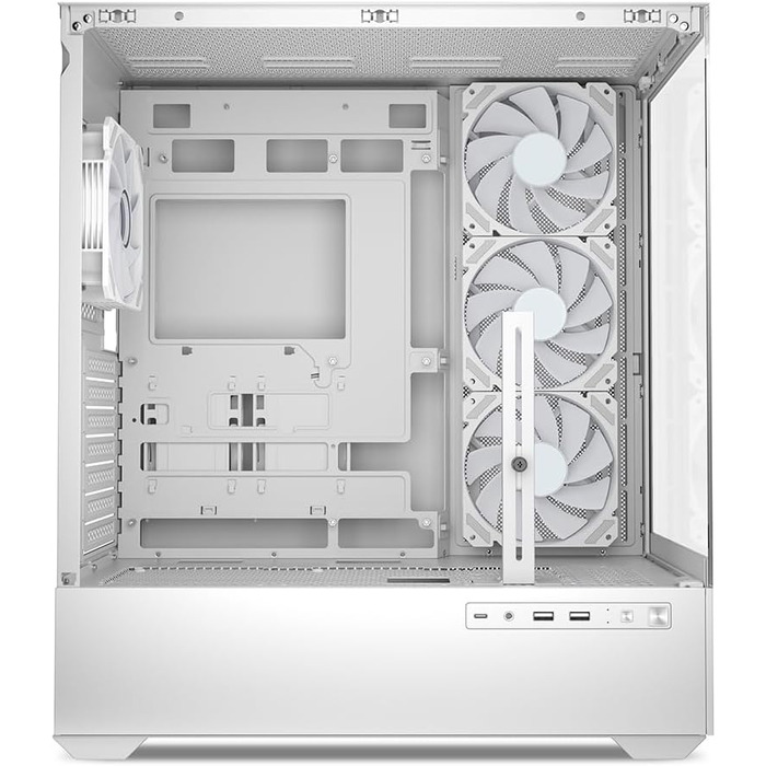 Комп'ютерний корпус Sharkoon AK6 RGB ATX білий