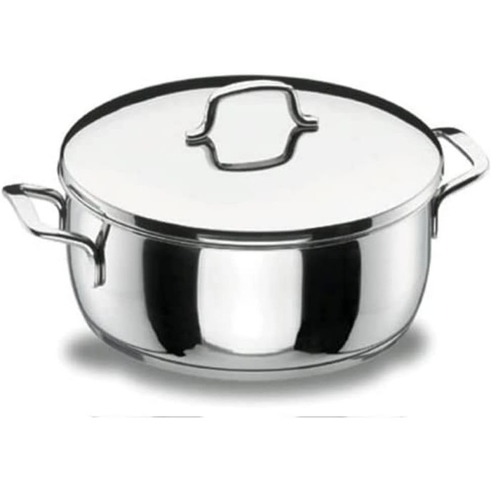 Каструля з кришкою Lacor Gourmet 28 см, нержавіюча сталь