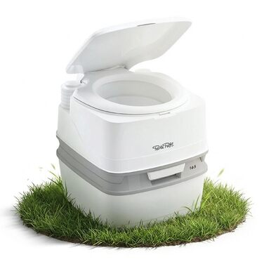 Переносна унітаз-туалет Thetford Porta Potti 165 Single для кемпінгу, караванів та автодомів, легкий та зручний у чищенні, 38.3 x 41.3 x 42.7 см