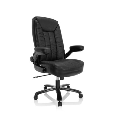 Надміцне крісло / офісне крісло INSTRUCTOR III XXL Шкіра чорна hjh OFFICE