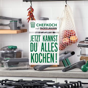 Овочерізка Chefkoch 2-в-1 — універсальний подрібнювач для цибулі, овочів, зелені з гострими ротаційними лезами