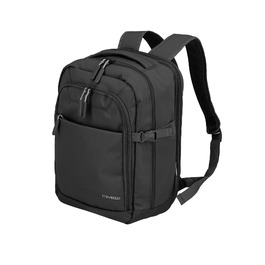 Рюкзак для ручної поклажі Travelite KICK OFF, 20-23 л, 40x25x20-23 см, чорний