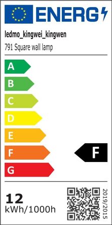 Набір настінних LED світильників ledmo (8 шт), 12W, теплий білий 2700-3000K, двосвітний (вгору-вниз), чорний матовий, IP65 вологозахищені для дому та вулиці