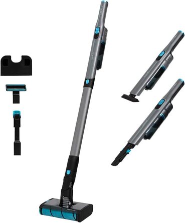 Вертикальний пилосос Cecotec Conga Rockstar Agile Twice, 210 Вт, 20 кПа, з моторизованою двома щітками, автономія 40 хв, 2-в-1