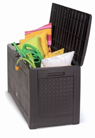 Садова скриня Prosperplast 310 л, пластик, чорна