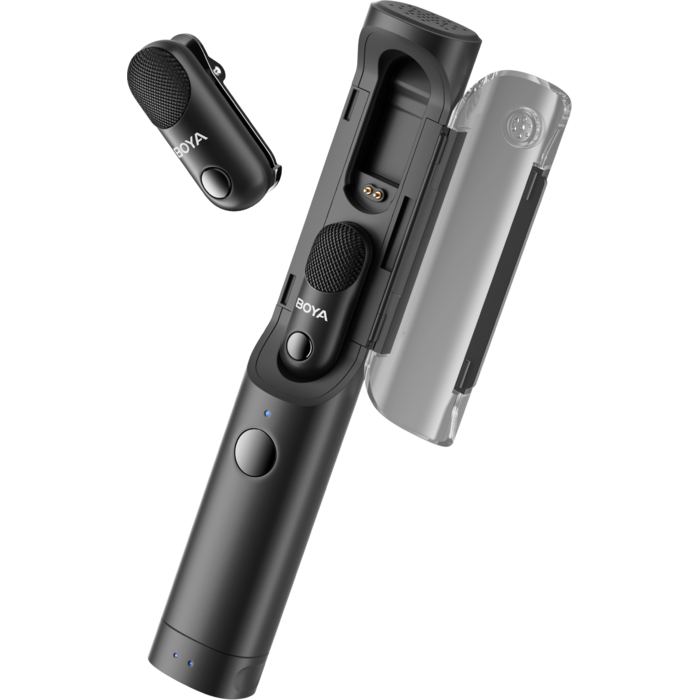 Бездротовий мікрофон BOYA Magic-02 Type-C/Lightning Black