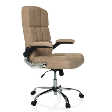 Крісло для керівника RELAX WD 100 тканина вельвет бежевий MyBuero
