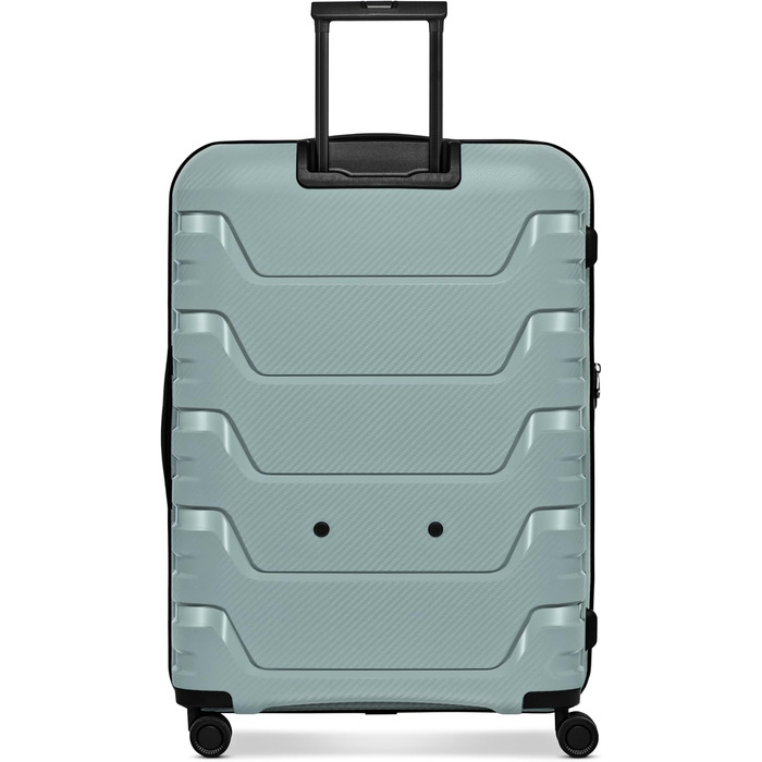 Валіза Smartbox Koffer M розширена 66 см, місткість 71–80 л, легкий дорожній тролей на 4 колесах з поліпропілену, TSA замок, м'ятний колір (Edition 01, L+)