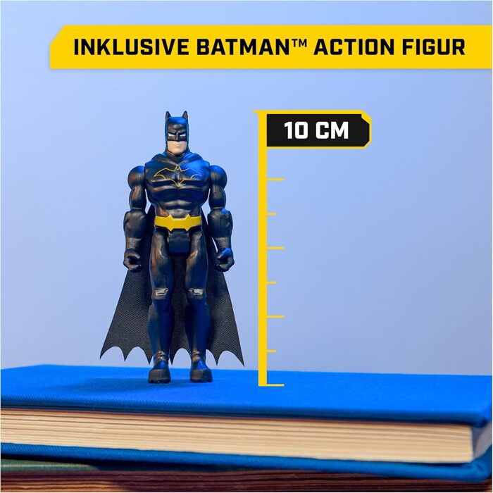 Батьмобіль Бетмена на радіокеруванні DC Comics з фігуркою Бетмена 10 см (2.4 ГГц, масштаб 1:20, від 4 років)