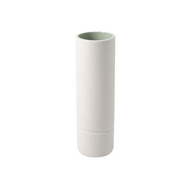 Ваза Like. by Villeroy & Boch it's my home Vase L Mineral, зелено-біла ваза з порцеляну для квіткових композицій