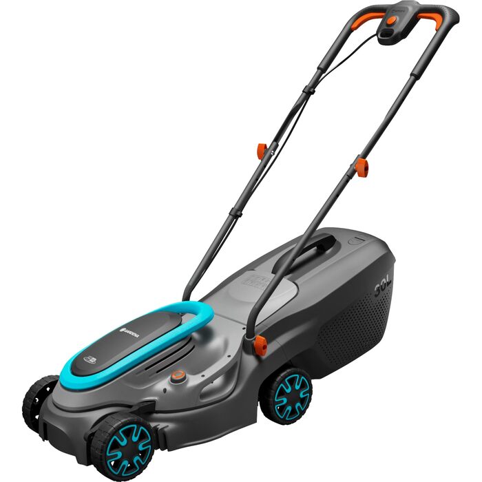 Акумуляторний газонокосарка Gardena PowerMax 37/36V P4A: готовий до використання набір, ширина зрізу 37 см, об'єм травоспіральника 45 л, регулювання висоти зрізу, двигун PowerPlus з Eco-режимом