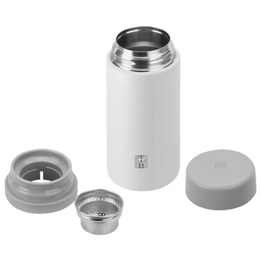 Термос для чаю та морсів 420мл білий/сірий Thermo Zwilling