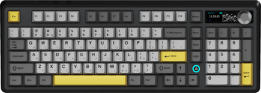 Бездротова механічна клавіатура Ajazz AK980 V2 Maillard Switch Black (AK980-V2-M-BGY)