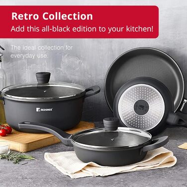 Каструля Bergner Retro 20 см, антипригарне покриття