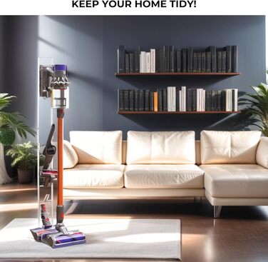 Підставка для акумуляторного пилососа Dyson V15, V12, V11, V10, V8, V7, V6 – Органайзер для аксесуарів MORANGO (S9313)
