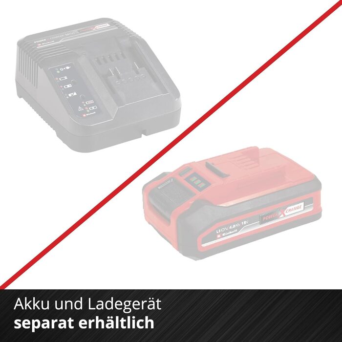 Акумуляторний ручний пилосос Einhell TE-HV 18/06 Li-Solo Power X-Change 18В, 72 мбар, насадки для щілин, меблів та підлоги, контейнер 0,6 л, без акумулятора і зарядного, нова модель