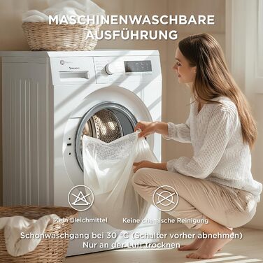 Електрична ковдра BEDSURE з автовимкненням, 130x180 см, сіра. Ковдра з підігрівом, 6 температурних режимів, таймер 10 годин. Чудовий подарунок для жінок та мами на Різдво.