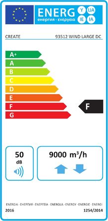 Вентилятор стельовий Windlarge Schwarz з Wi-Fi та пультом ДК, Ø152 см, 40W, 6 швидкостей, DC-мотор, літній/зимовий режим