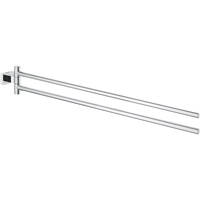 Тримач рушників GROHE Essentials, 2-х стійковий, поворотний, для свердління, з кріпленням, хром, 40371001