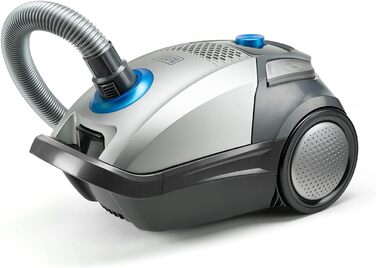 Пилосос з мішком BLACK+DECKER BXVMB700E, 700 Вт, 4 л, сірий