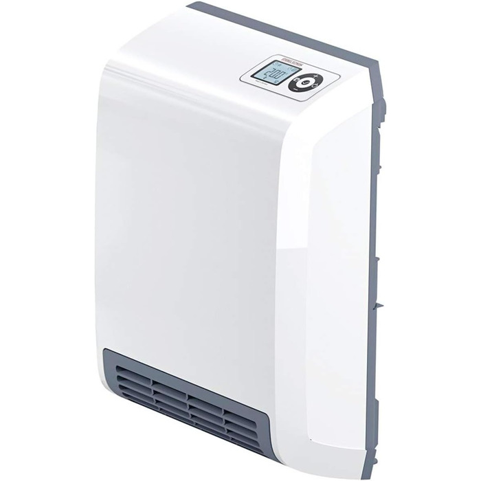 Керамічний електрообігрівач STIEBEL ELTRON CK 20 Trend LCD 2 кВт, енергоощадний, для ванної кімнати, 25 м², тижневий таймер, LCD-дисплей, TÜV, Німеччина