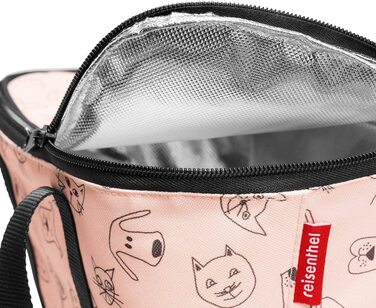Термосумка для дітей Reisenthel XS Cats and Dogs, 4 л, м'ятна з червоним