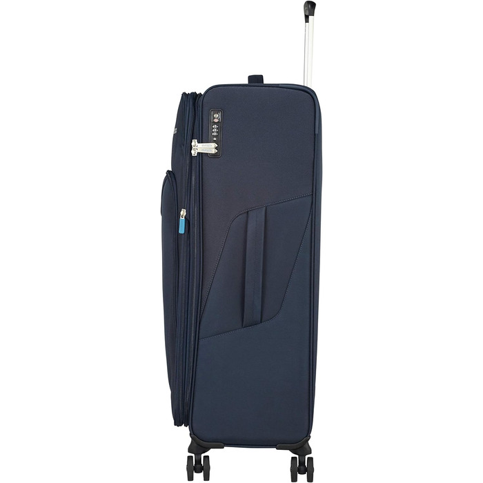 Валіза American Tourister Summerfunk, синя, 79 см, 119 л, розширювана, на 4 колесах