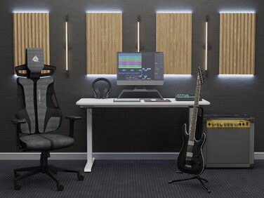 Геймерське крісло Cyberlux V8 Fabric Grey (арт. GM-V8 FG)