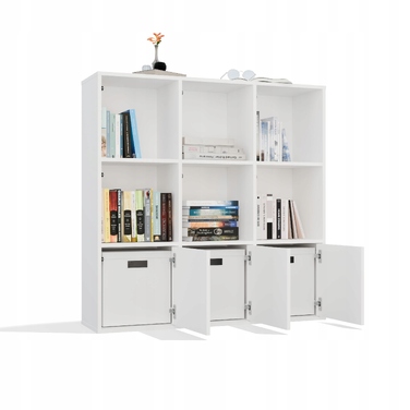 Стелаж TopEshop 110,5 см x 110,5 см x 30 см, білий