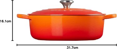 Гусятниця Le Creuset Signature з чавуну, 30 см, 6,2 л, для всіх плит і духовок, колір червоний (Ofenrot)