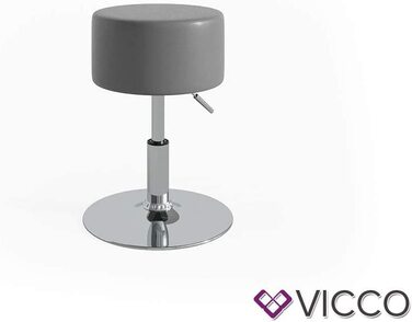 Табурет Vicco Design сірий 33x67 см для туалетного столика