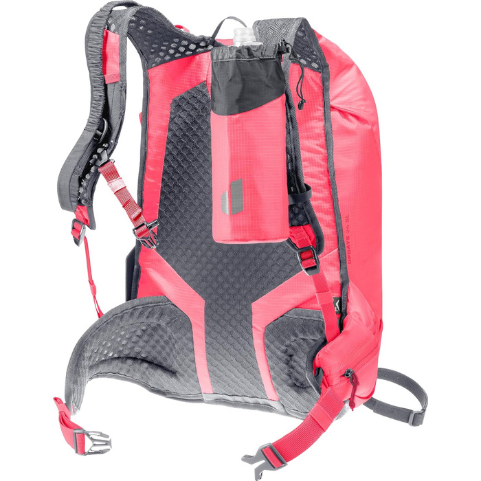 Жіночий легкий рюкзак для лижних турів deuter Updays 24 SL, рубін-хібіскус, 24 л