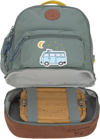 Дитячий рюкзак LÄSSIG з нагрудним ременем, для садочка, 27 см, 6 л, Adventure Bus, від 3 років