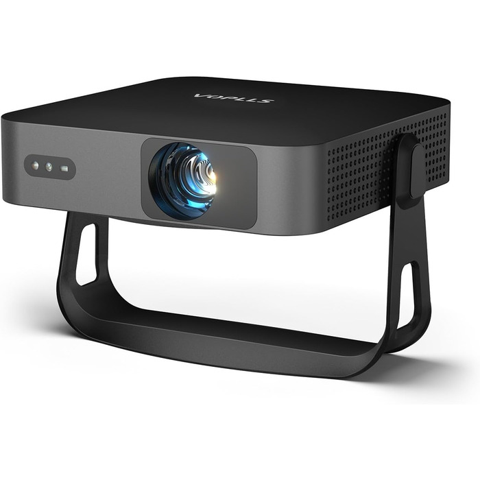 Проектор Mini Beamer 1080P Full HD з автофокусом та корекцією трапецеїдальних спотворень. WiFi6, Bluetooth, 4K, 550 ANSI, 50% Zoom, 360° обертання. Ідеальний для домашнього кінотеатру та підключення до телефону. Без додаткових додатків.
