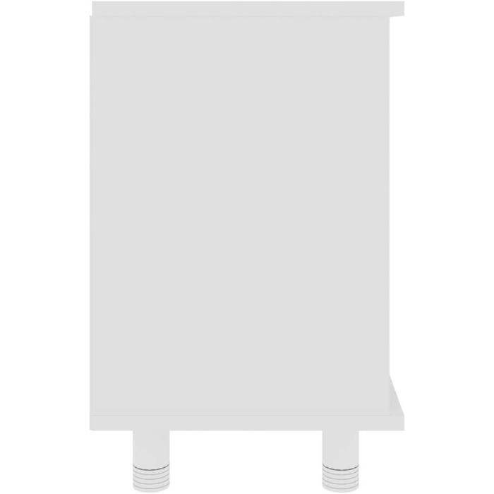 Підвісна тумба під умивальник vidaXL, біла, 60x32x53,5 см, ДСП, меблі для ванної
