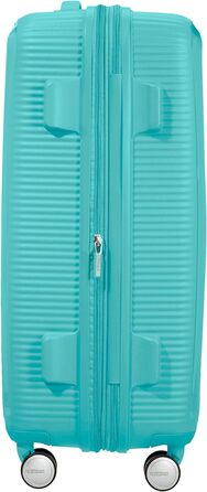Валіза American Tourister Soundbox розширювана 67 см, 71.5/81 л, синя, TSA замок, на 4 колесах