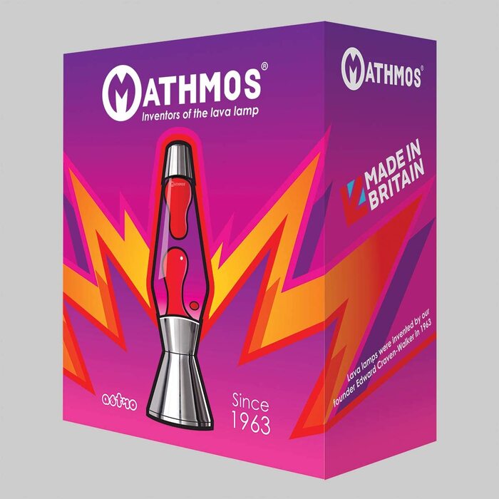 Лава-лампа Mathmos Astro Оригінальна, синьо-рожева