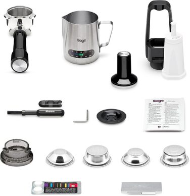 Кавомашина Sage The Barista Express з вбудованим млином та капучинатором – чорний трюфель