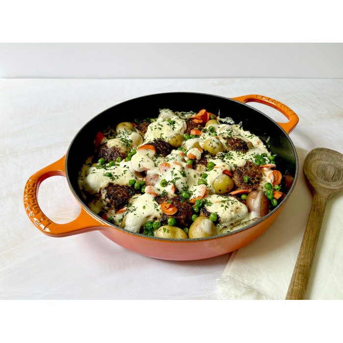 Сковорода Le Creuset Signature з чавуну, 27.9 см, колір 'Flame 11'