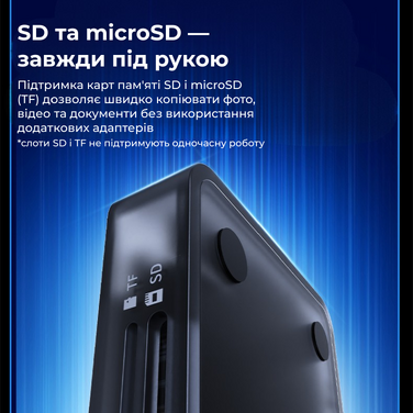 Функціональний хаб 8 в 1 Ajazz AKP01E-B