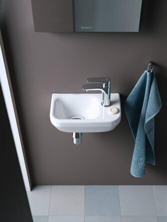 Змішувач для ванної кімнати Duravit B.1, висота виливу 110 мм, керамічна картридж, хром (без зливного механізму)