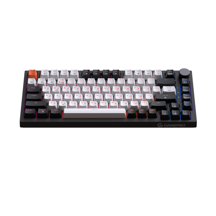 Дротова механічна клавіатура GamePro MK160 V2 Warden QLAB Sakura Black (MK160-V2-B-QS)