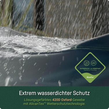 Чохол для садових меблів Awnic 180x120x71 см, 420D Oxford, водонепроникний, анти-UV, захист від розривів