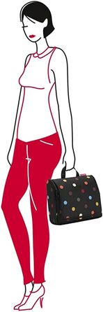Дорожня сумка Reisenthel Allrounder L з великою косметичкою Toiletbag XL, горошок