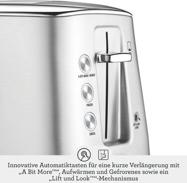 Тостер Sage Toast Select Luxe на 2 скибки з LED-таймером, нержавіюча сталь