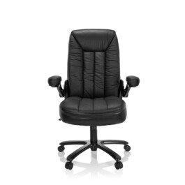 Надміцне крісло / офісне крісло INSTRUCTOR III XXL Шкіра чорна hjh OFFICE