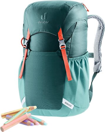 Дитячий рюкзак Deuter Junior 18 л, deepsea-dustblue, для школи та прогулянок