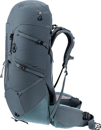 Туристичний рюкзак deuter Aircontact Core 50+10 л, графітовий, модель 2024, для трекінгу